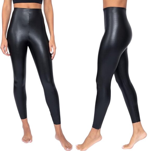 90 Degree By Reflex Pants - 🆕 90 Degree by Reflex Leatherette Super High Rise Leggings